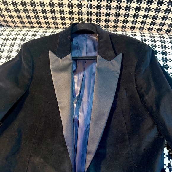 Scotch and Soda Men’s Velvet Tuxedo Jacket Sz XL - Picture 1 of 3